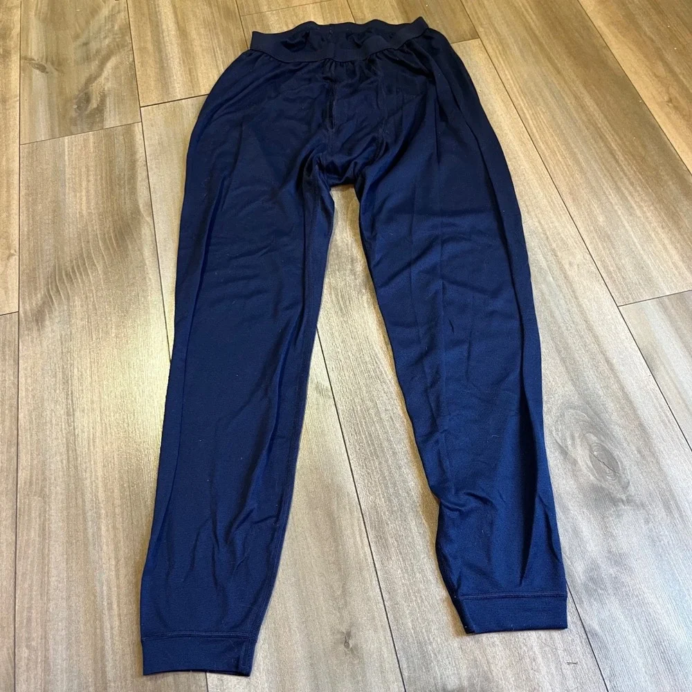Patagonia Capilene Mens Large Navy Blue Base Layer Pants Made in USA Bin J-202